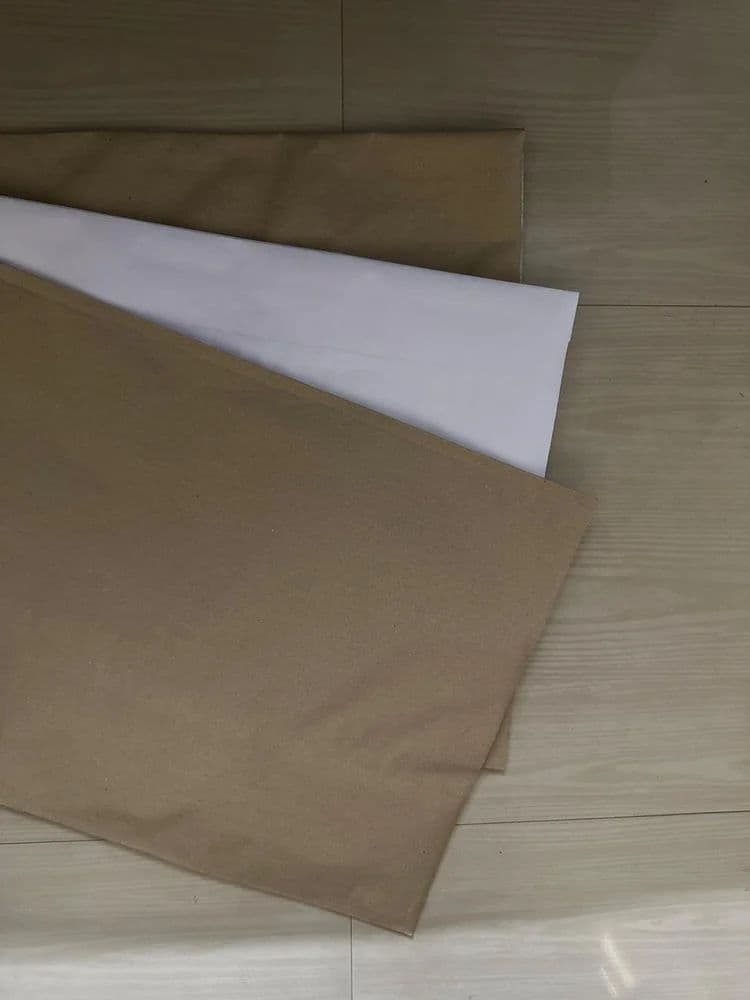 Paper and laminated layers used in an industrial bag construction