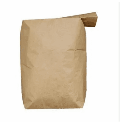Valve type kraft paper bag for industrial filling